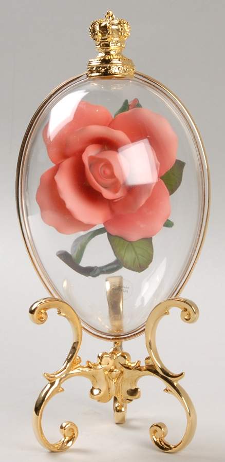 Franklin Mint Giftware Grace De Monaco-Rose Egg - No Box by Franklin Mint-1