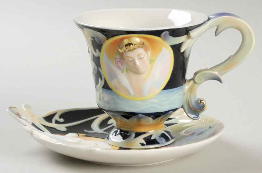 Prima Ballerina Cup & Saucer Set - With Box by Franz Collection-1