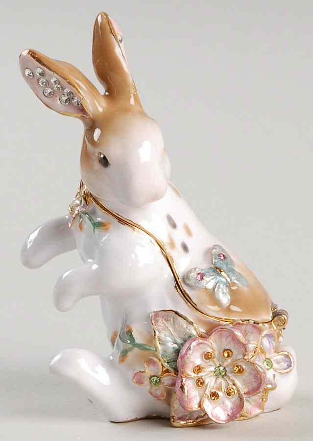 Treasures Hinged Boxes Rabbit  - No Box by Fitz & Floyd-1
