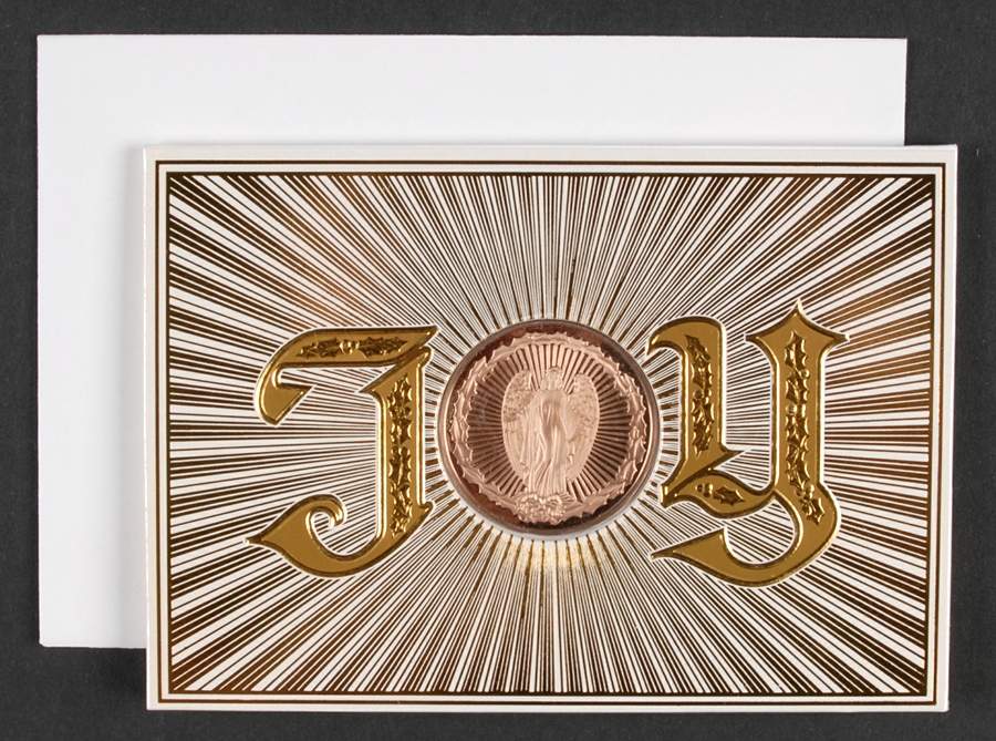 Franklin Mint Christmas Cards Joy - With Box by Franklin Mint-1