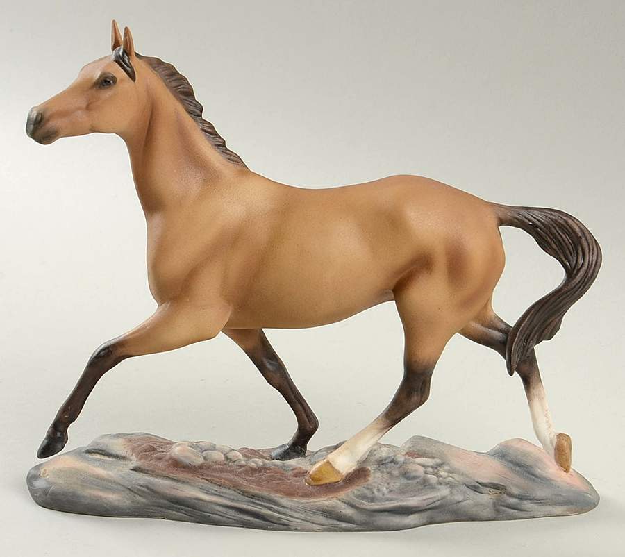 Great Horses of the World Akhal-Teke - No Box by Franklin Mint-1