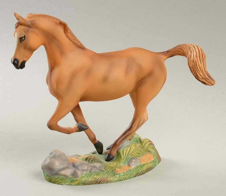Great Horses of the World Trakehner - No Box by Franklin Mint-1