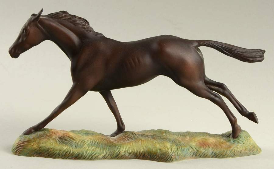 Great Horses of the World Thoroughbred - No Box by Franklin Mint-1