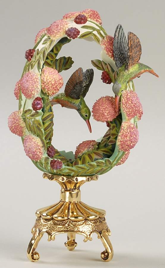 Jeweled Beauties of the Garden Egg Star Of The Garden - No Box by Franklin Mint-1