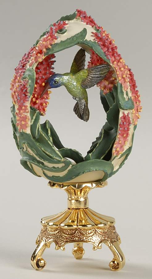 Jeweled Beauties of the Garden Egg Garden Delight - No Box by Franklin Mint-1