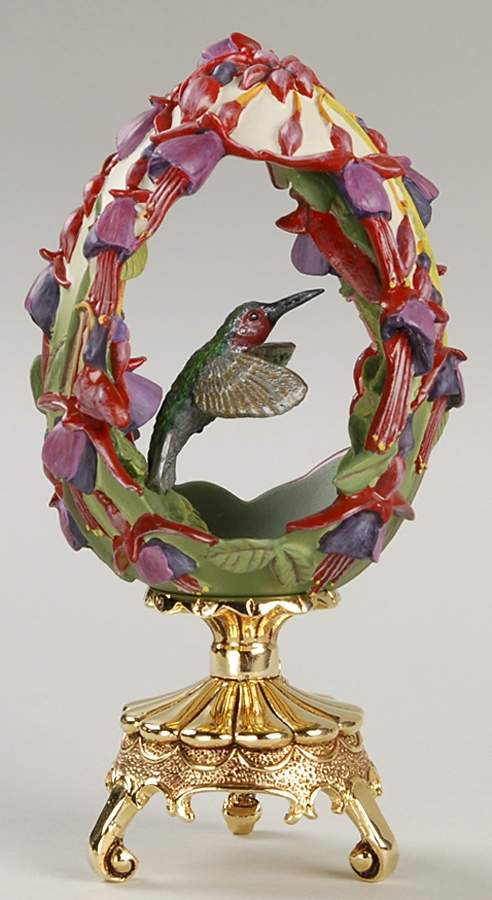 Jeweled Beauties of the Garden Egg Garden Of Joy - No Box by Franklin Mint-1