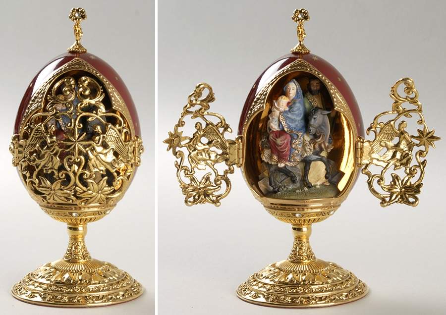 Life of Christ The Flight Into Egypt - No Box by Franklin Mint-1