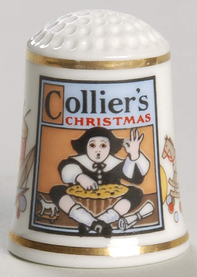 Magazine Cover Thimble Collection Collier's - No Box by Franklin Mint-1