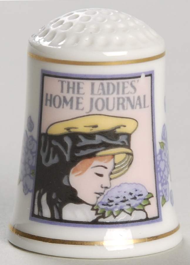Magazine Cover Thimble Collection The Ladies Home Journal - No Box by Franklin Mint-1