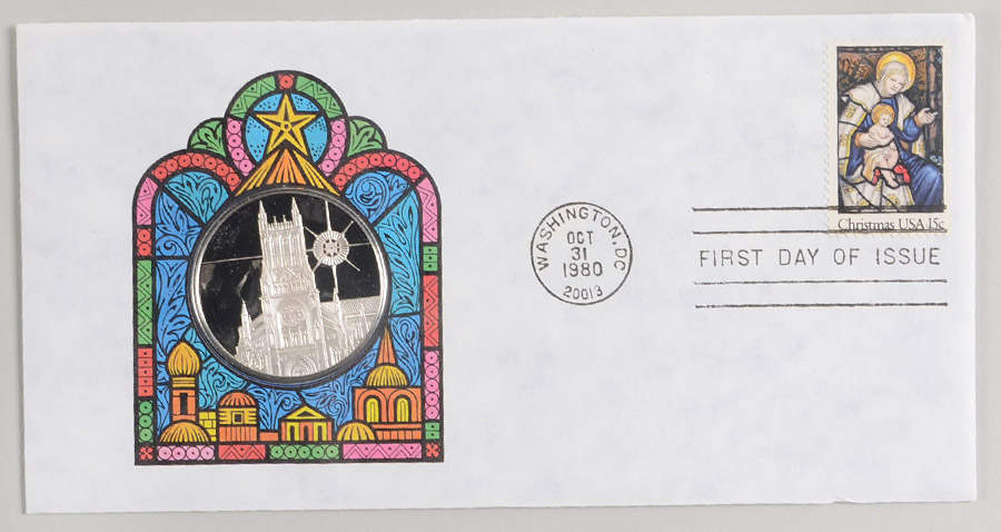 Postmasters of America Christmas 1980 - No Box by Franklin Mint-1
