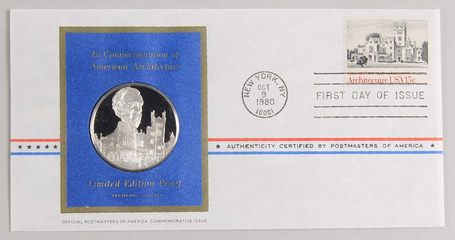 Postmasters of America American Architecture - No Box by Franklin Mint-1