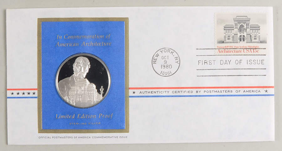Postmasters of America American Architecture - No Box by Franklin Mint-1