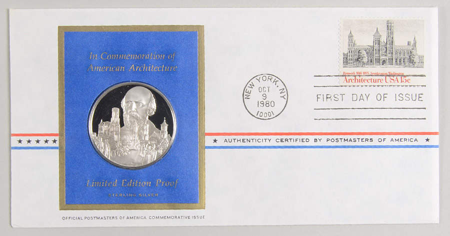 Postmasters of America American Architecture - No Box by Franklin Mint-1