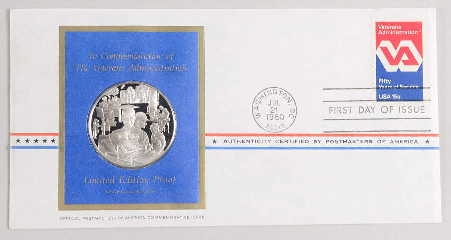 Postmasters of America Veterans Administration - No Box by Franklin Mint-1