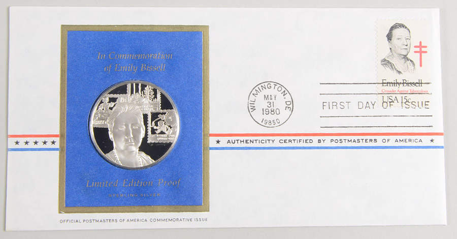 Postmasters of America Emily Bissell - No Box by Franklin Mint-1