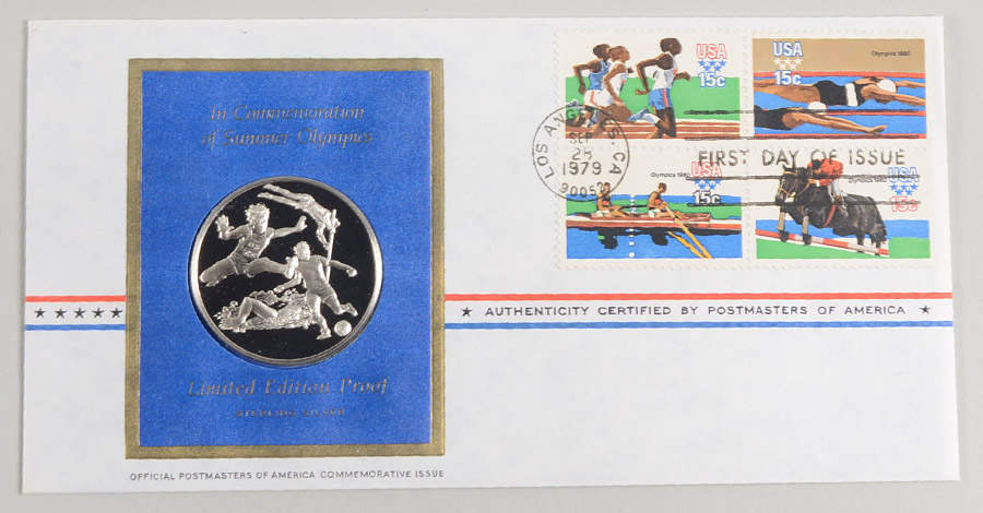 Postmasters of America Summer Olympic Games - No Box by Franklin Mint-1