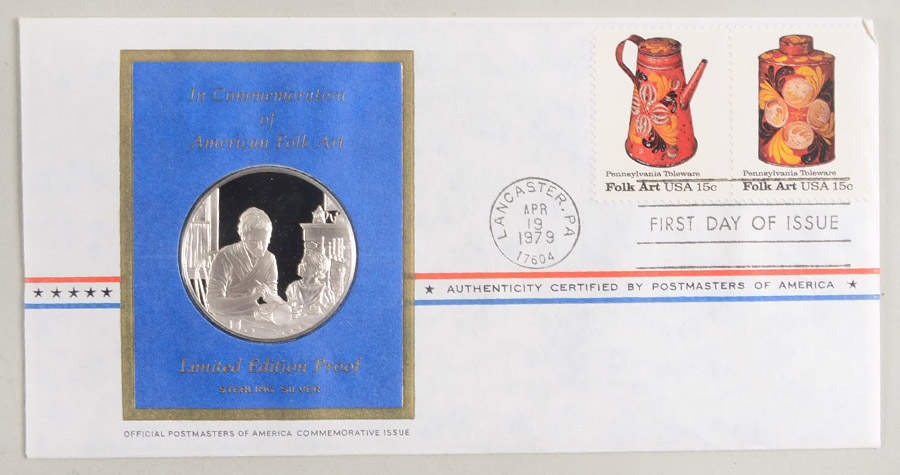 Postmasters of America Pennsylvania Toleware - No Box by Franklin Mint-1