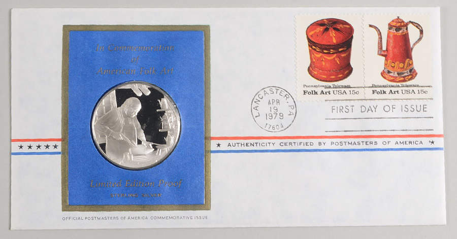Postmasters of America Pennsylvania Toleware - No Box by Franklin Mint-1