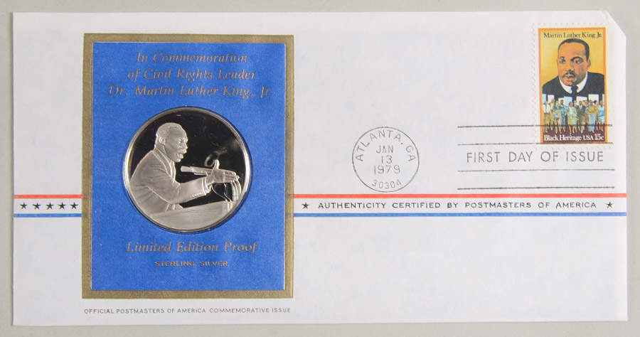 Postmasters of America Dr. Martin Luther King Jr. - No Box by Franklin Mint-1