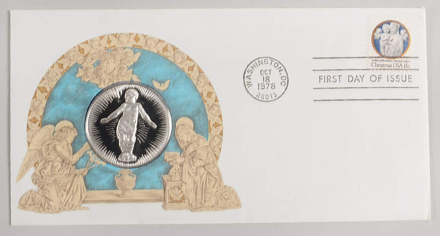 Postmasters of America Christmas 1978 - No Box by Franklin Mint-1