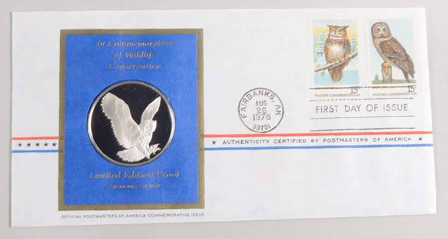 Postmasters of America Wildlife Conservation - No Box by Franklin Mint-1