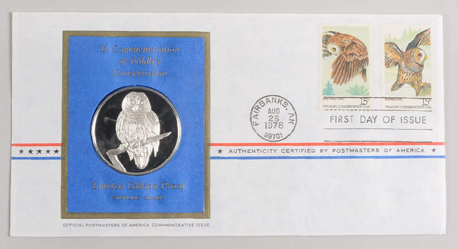 Postmasters of America Wildlife Conservation - No Box by Franklin Mint-1