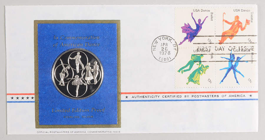 Postmasters of America American Dance - No Box by Franklin Mint-1