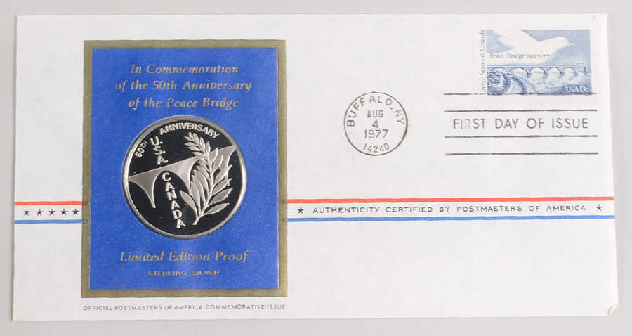 Postmasters of America Lafayette Support American Revolution - No Box by Franklin Mint-1