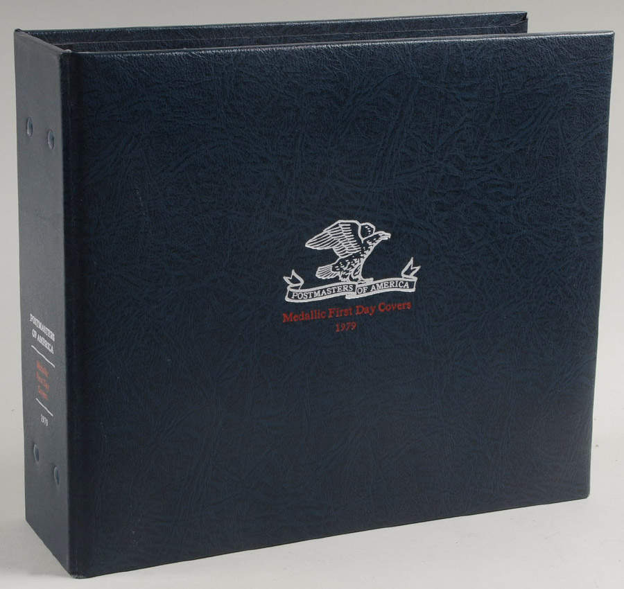 Postmasters of America 1979 Storage Binder - Display Binder 9 by Franklin Mint-1
