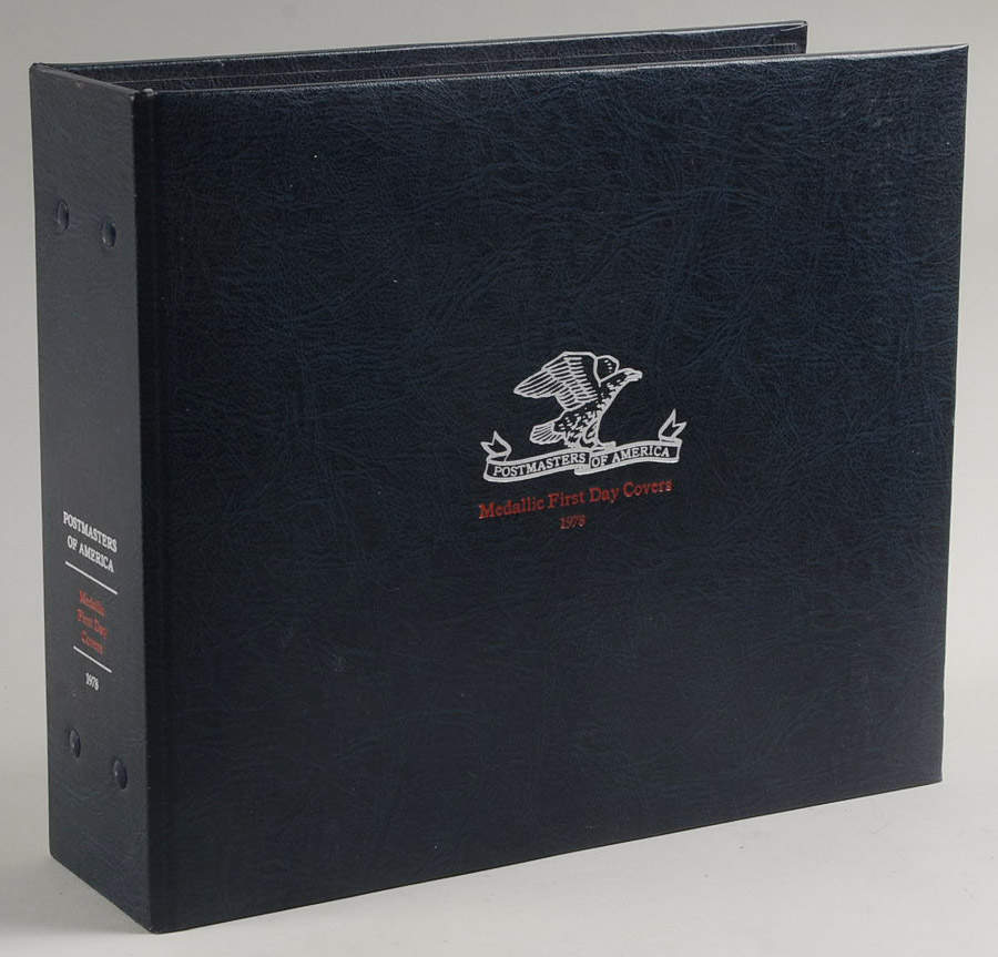 Postmasters of America 1978 Storage Binder - Display Binder 8 by Franklin Mint-1