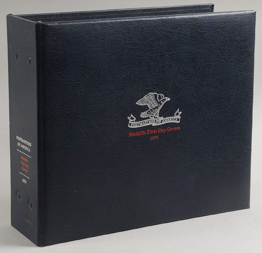 Postmasters of America 1976 Storage Binder - Display Binder 6 by Franklin Mint-1