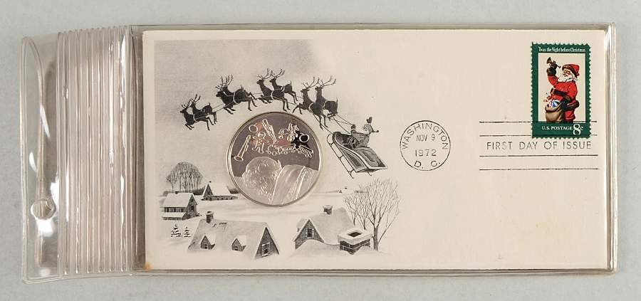 Postmasters of America Santa Claus - No Box by Franklin Mint-1