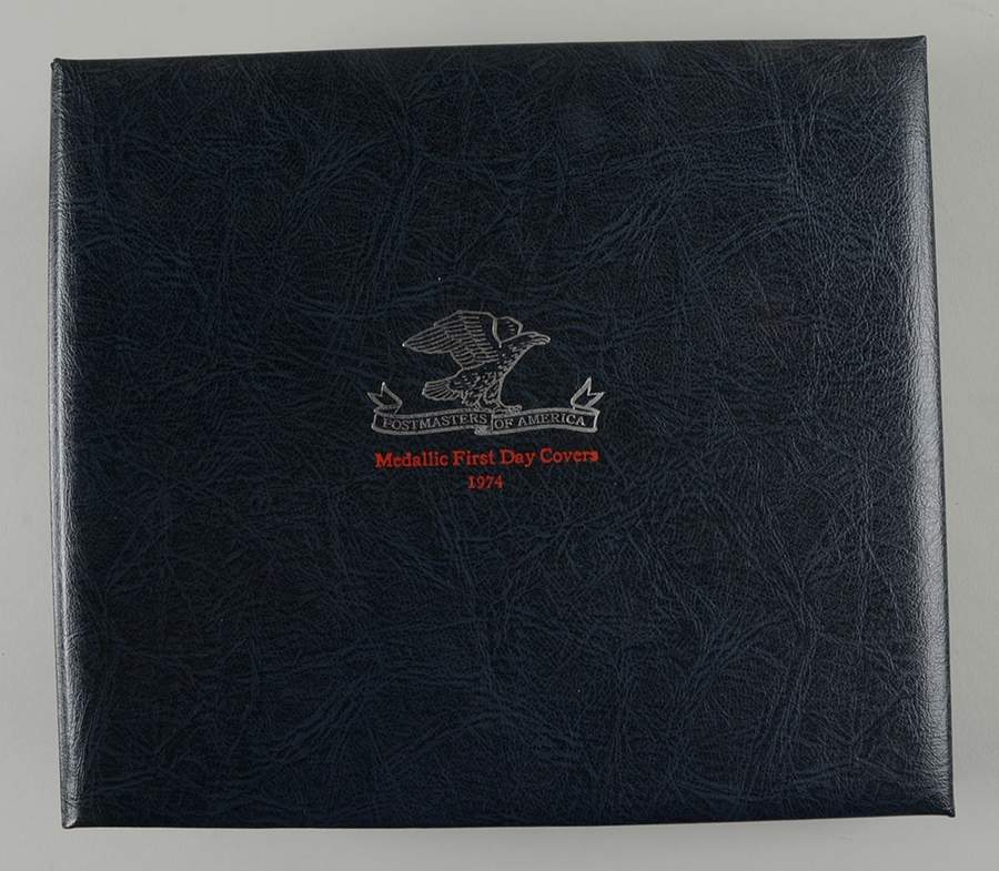 Postmasters of America 1974 Storage Binder - Display Binder 4 by Franklin Mint-1