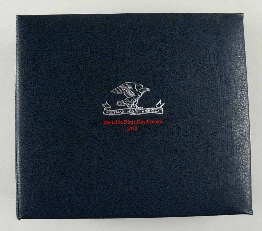 Postmasters of America 1972 Storage Binder - Display Binder 2 by Franklin Mint-1