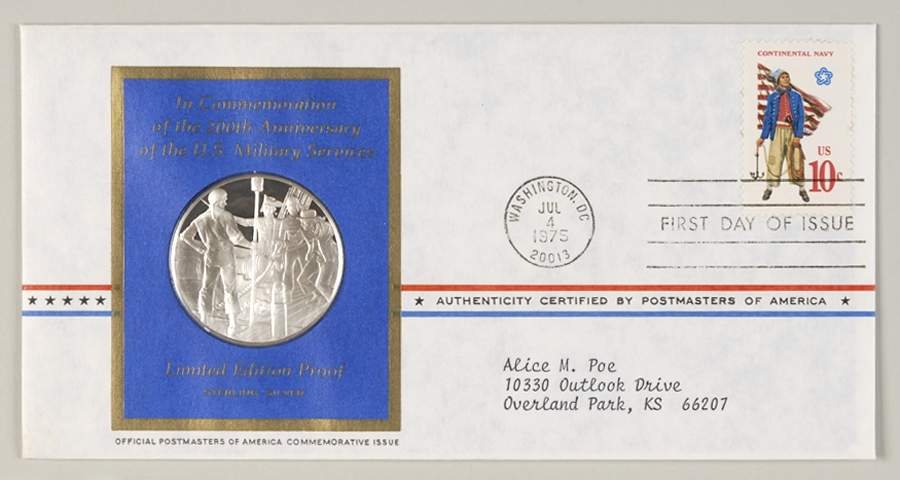 Postmasters of America Continental Navy, 200th Anniversary - No Box by Franklin Mint-1