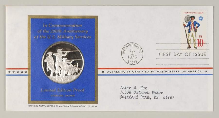 Postmasters of America Continental Army, 200th Anniversary - No Box by Franklin Mint-1