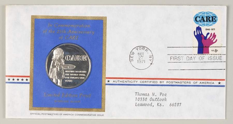Postmasters of America 25th Anniversary Of Care - No Box by Franklin Mint-1