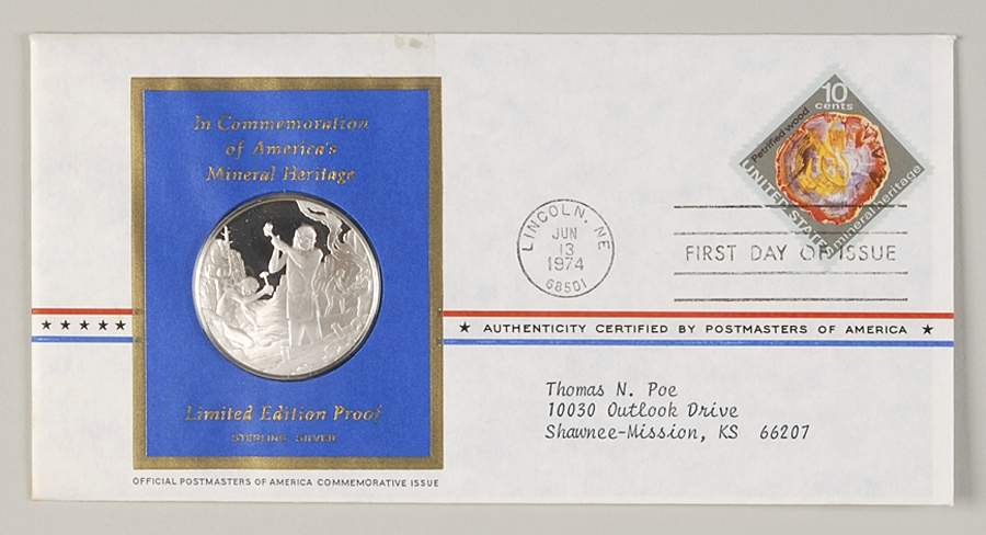 Postmasters of America American Mineral Heritage - No Box by Franklin Mint-1