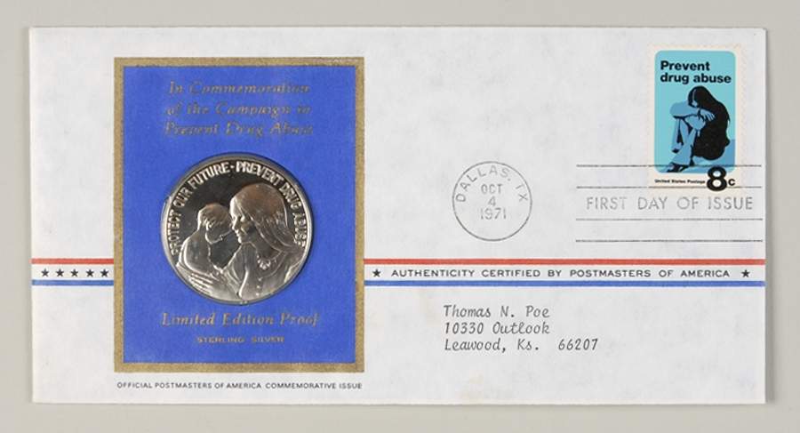 Postmasters of America Campaign To Prevent Drug Abuse - No Box by Franklin Mint-1