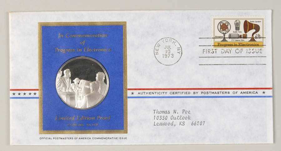 Postmasters of America Prog In Electr Electronic Elements - No Box by Franklin Mint-1
