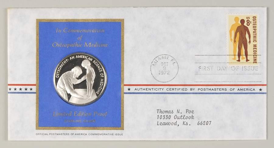 Postmasters of America Osteopathic Medicine - No Box by Franklin Mint-1