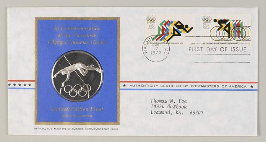 Postmasters of America Twentieth Olympic Summer Games - No Box by Franklin Mint-1