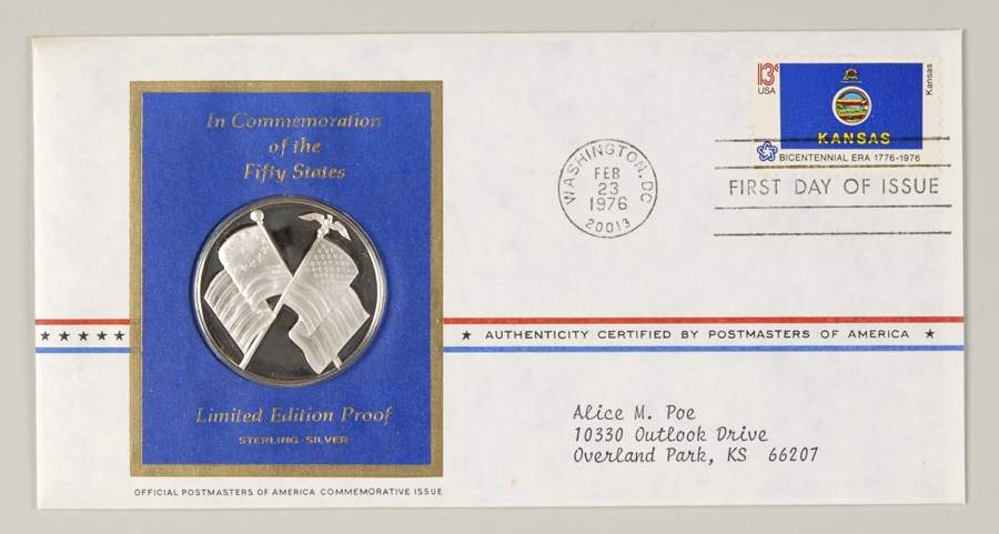 Postmasters of America The 50 States - No Box 108 by Franklin Mint-1