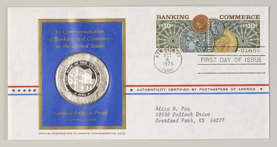 Postmasters of America Banking And Commerce - No Box by Franklin Mint-1
