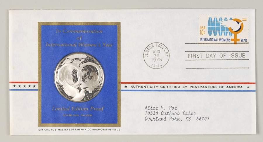 Postmasters of America International Women's Year - No Box by Franklin Mint-1