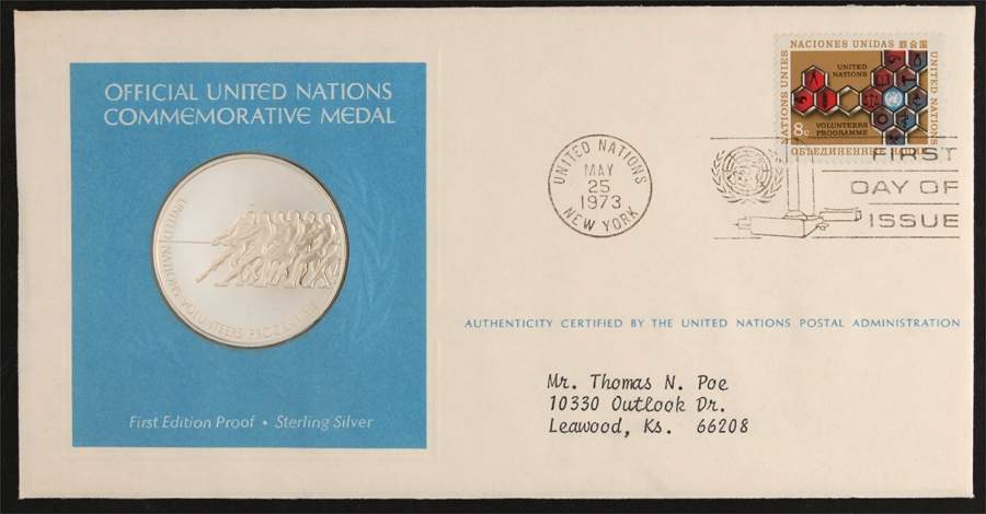 United Nations U.N. Volunteers Programme - No Box by Franklin Mint-1
