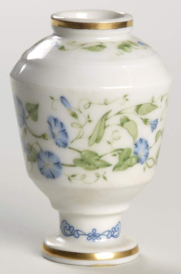 Flowers of the Victorian Year Mini Vase September Morning Glory - No Box by Franklin Mint-1
