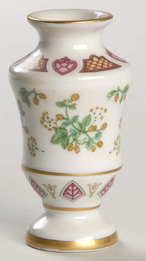 Flowers of the Victorian Year Mini Vase October Hops - No Box by Franklin Mint-1