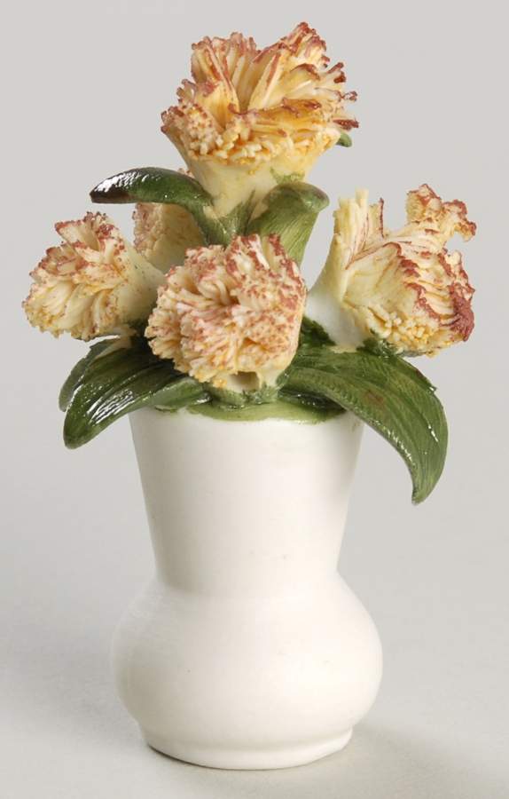 Flowers of the Year Miniatures Carnation - No Box by Franklin Mint-1