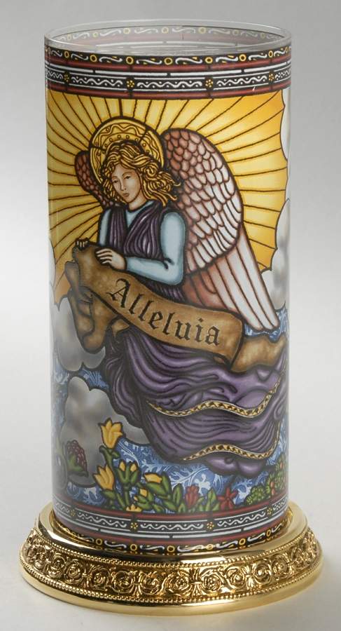 Oh Holy Night Candle Votive Angel - Boxed by Franklin Mint-1